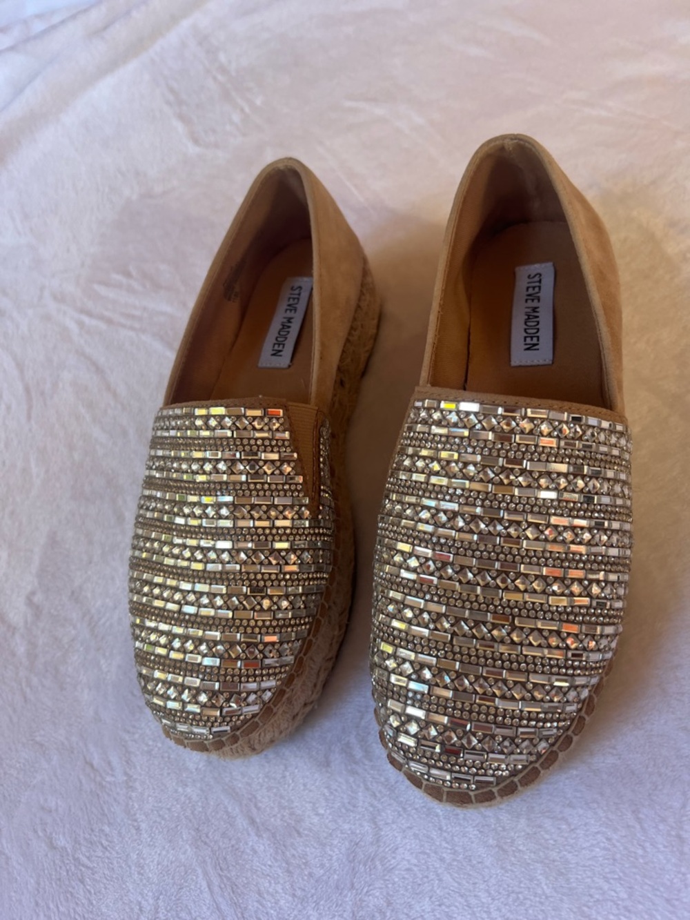 Steve Madden proud rhinestone Espadrilles